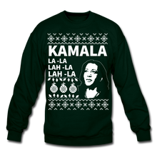 Load image into Gallery viewer, Kamala Ugly Sweater Crewneck Sweatshirt - forest green