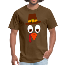 Load image into Gallery viewer, 5 Turkey Face Unisex T-Shirt - brown