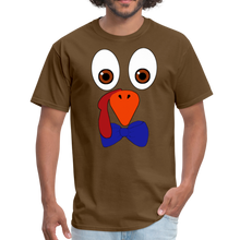 Load image into Gallery viewer, 7 Turkey Face Unisex T-Shirt - brown