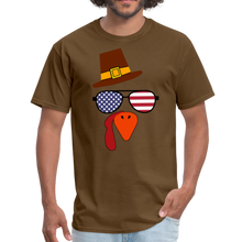 Load image into Gallery viewer, 6 Turkey Face T-Shirt - brown