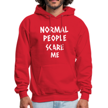 Load image into Gallery viewer, Normal People Scare Me Hoodie - red
