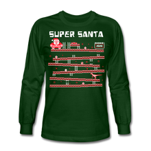 Load image into Gallery viewer, Gamer Ugly Christmas Sweater Long Sleeve T-Shirt - forest green