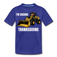Load image into Gallery viewer, I'm Digging Thanksgiving Kids' Premium T-Shirt - royal blue