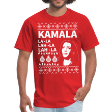 Load image into Gallery viewer, Kamala Harris Ugly Sweater Style Classic T-Shirt - red