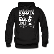 Load image into Gallery viewer, Kamala Harris Ugly Sweater Style Hoodie - black