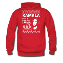Load image into Gallery viewer, Kamala Harris Ugly Sweater Style Hoodie - red