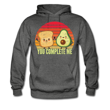 Load image into Gallery viewer, You Complete Me Hoodie - charcoal gray
