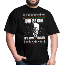 Load image into Gallery viewer, Couples Joe Biden Ugly Sweater Unisex Classic T-Shirt - black