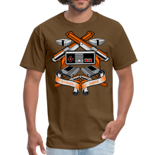 Load image into Gallery viewer, Old School Gamer Unisex T-Shirt - brown