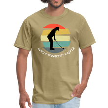 Load image into Gallery viewer, World's Okayest Golfer T-Shirt - khaki
