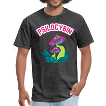 Load image into Gallery viewer, PSILOCYBIN Mushroom Unisex T-Shirt - heather black