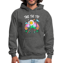 Load image into Gallery viewer, Take The Trip Flower Hoodie - charcoal gray