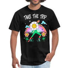 Load image into Gallery viewer, Take The Trip Flower Unisex Classic T-Shirt - black