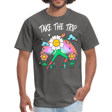 Load image into Gallery viewer, Take The Trip Flower Unisex Classic T-Shirt - charcoal