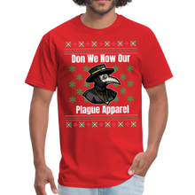Load image into Gallery viewer, Plague Apparel Ugly Christmas Unisex Classic T-Shirt - red