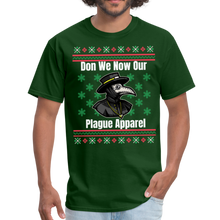 Load image into Gallery viewer, Plague Apparel Ugly Christmas Unisex Classic T-Shirt - forest green