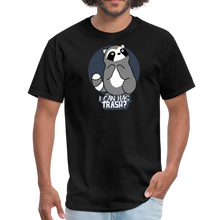 Load image into Gallery viewer, Cute Raccoon, I Can Has Trash? Funny Meme Unisex Classic T-Shirt - black