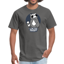 Load image into Gallery viewer, Cute Raccoon, I Can Has Trash? Funny Meme Unisex Classic T-Shirt - charcoal