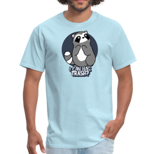 Load image into Gallery viewer, Cute Raccoon, I Can Has Trash? Funny Meme Unisex Classic T-Shirt - powder blue