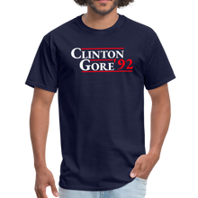 Load image into Gallery viewer, Bill Clinton 1992 Retro Vintage Presidential Campaign Unisex Classic T-Shirt - navy