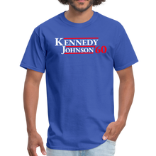 Load image into Gallery viewer, John Kennedy JFK 1960 Retro Vintage Presidential Campaign Unisex Classic T-Shirt - royal blue