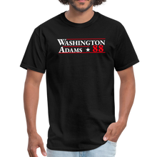 Load image into Gallery viewer, George Washington John Adams 1788 Retro President Campaign Unisex Classic T-Shirt - black