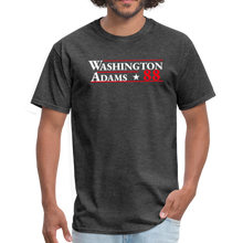 Load image into Gallery viewer, George Washington John Adams 1788 Retro President Campaign Unisex Classic T-Shirt - heather black