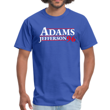 Load image into Gallery viewer, John Adams Thomas Jefferson 1796 Retro President Campaign Unisex Classic T-Shirt - royal blue