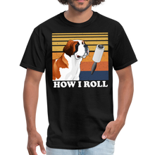Load image into Gallery viewer, St Bernard How I Roll Unisex Classic T-Shirt - black