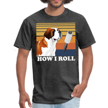 Load image into Gallery viewer, St Bernard How I Roll Unisex Classic T-Shirt - heather black