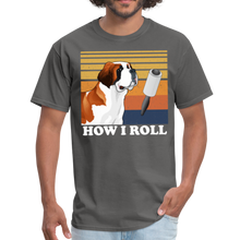 Load image into Gallery viewer, St Bernard How I Roll Unisex Classic T-Shirt - charcoal