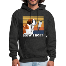 Load image into Gallery viewer, St Bernard How I Roll Pull Over Hoodie - charcoal gray