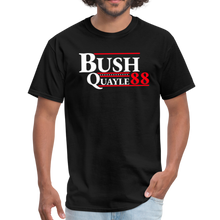 Load image into Gallery viewer, George H. Bush, Dan Quayle 1988 Retro Presidential Campaign Unisex Classic T-Shirt - black