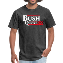 Load image into Gallery viewer, George H. Bush, Dan Quayle 1988 Retro Presidential Campaign Unisex Classic T-Shirt - heather black