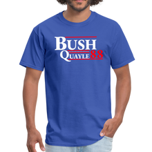 Load image into Gallery viewer, George H. Bush, Dan Quayle 1988 Retro Presidential Campaign Unisex Classic T-Shirt - royal blue