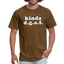 Load image into Gallery viewer, Funny kinda dgaf Sarcastic Unisex Classic T-Shirt - brown