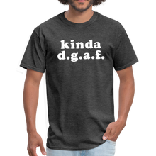 Load image into Gallery viewer, Funny kinda dgaf Sarcastic Unisex Classic T-Shirt - heather black