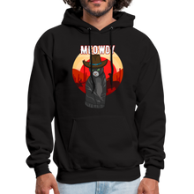 Load image into Gallery viewer, Meowdy Texas Landscape Cowboy Cat Meme Hoodie - black