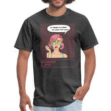 Load image into Gallery viewer, It Takes 12 Steps To Look This Good Sober Unisex Classic T-Shirt - heather black
