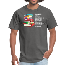 Load image into Gallery viewer, Bookish Defined, Book Lover, Reader, Teacher Unisex Classic T-Shirt - charcoal