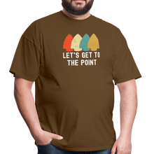 Load image into Gallery viewer, Let's Get To The Point, Arrowhead Hunter, Artifact Collector Unisex Classic T-Shirt - brown
