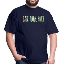 Load image into Gallery viewer, Eat The Rich Unisex Classic T-Shirt - navy