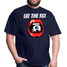 Load image into Gallery viewer, Eat The Rich Unisex Classic T-Shirt - navy