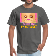 Load image into Gallery viewer, Lawyer Cat Meme, I'm Not a Cat Meme Unisex Classic T-Shirt - charcoal
