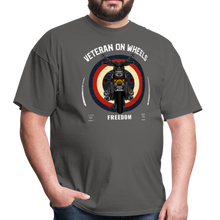 Load image into Gallery viewer, Military Veteran Biker Military Motorcycle Rider Gift Unisex Classic T-Shirt - charcoal