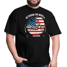 Load image into Gallery viewer, Military Veteran Biker Military Motorcycle Rider Gift Unisex Classic T-Shirt - black