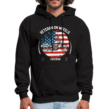 Load image into Gallery viewer, Military Veteran Biker Military Motorcycle Rider Gift Hoodie - black