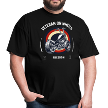 Load image into Gallery viewer, Military Veteran Biker Military Motorcycle Rider Gift Unisex Classic T-Shirt - black
