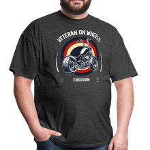 Load image into Gallery viewer, Military Veteran Biker Military Motorcycle Rider Gift Unisex Classic T-Shirt - heather black
