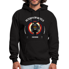 Load image into Gallery viewer, Military Veteran Biker Military Motorcycle Rider Gift Hoodie - black